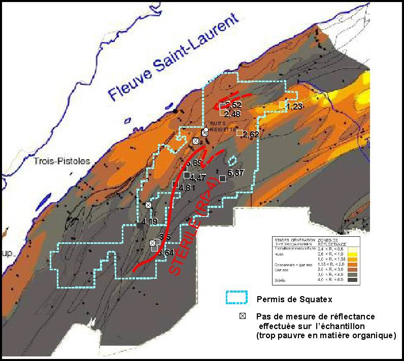 2010 reflectance analysis added to the 2009 map of R. Bertrand et al