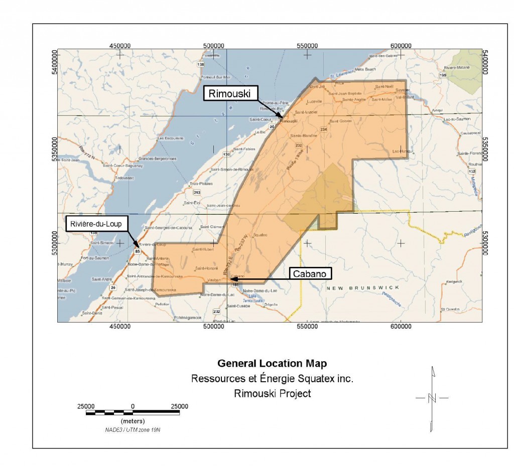 Area covered by the aeromagnetic survey flown in August 2009