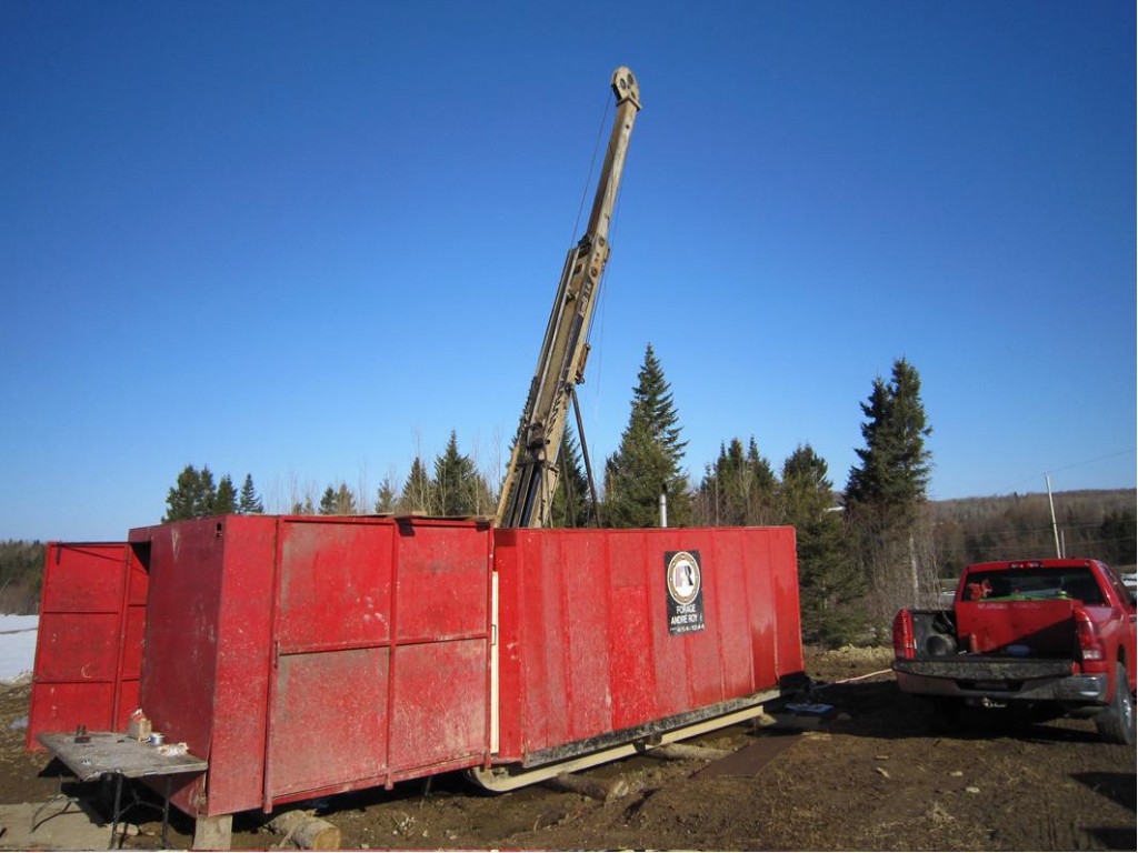 Drilling equipment used in 2011 (Forage André Roy Inc)